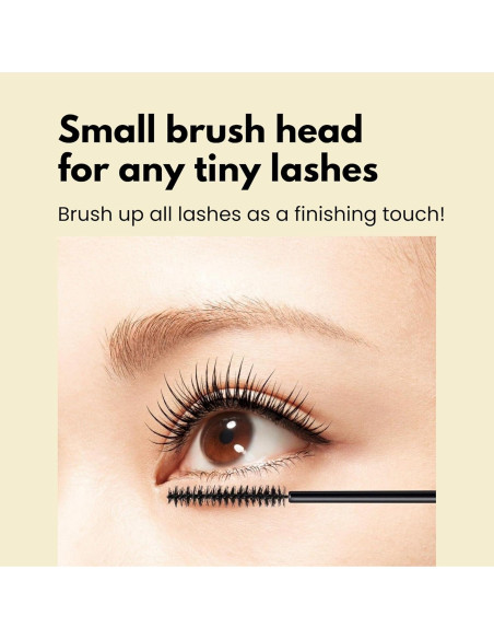 Máscara de Pestañas Negra Heroine Make by KissMe 1PK Hipoalergénica Máscara de Pestañas Negra Heroine Make by KissMe 1PK Hipoalergénica