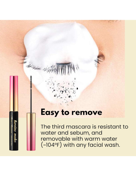 Máscara de Pestañas Negra Heroine Make by KissMe 1PK Hipoalergénica Máscara de Pestañas Negra Heroine Make by KissMe 1PK Hipoalergénica