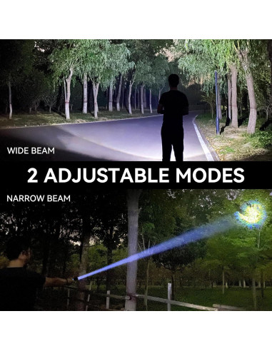 Linterna Recargable TIMSUMR 990,000 Lúmenes 3 Modos