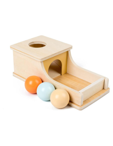 Juguete Montessori Edición Ocupada Caja de Permanencia 6-36 meses
