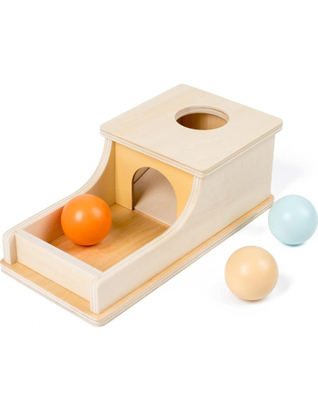Juguete Montessori Edición Ocupada Caja de Permanencia 6-36 meses Juguete Montessori Edición Ocupada Caja de Permanencia 6-36 meses