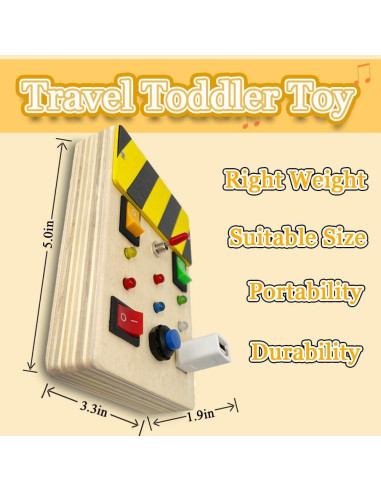 Tablero Ocupado Montessori ZRCCOX con 6 Luces LED para Niños