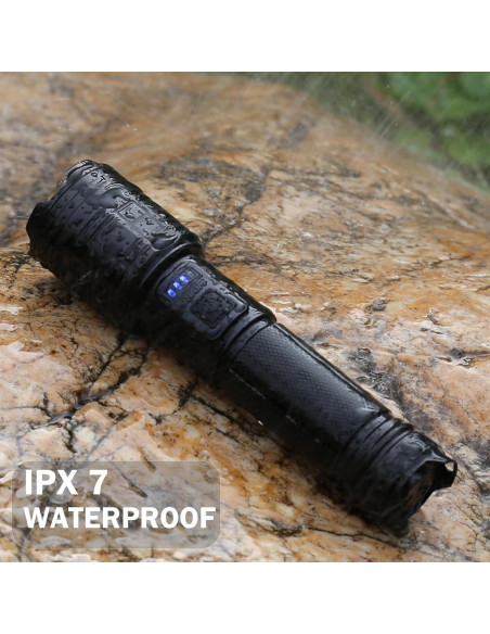 Linterna Recargable TIMSUMR 990,000 Lúmenes 3 Modos Linterna Recargable TIMSUMR 990,000 Lúmenes 3 Modos