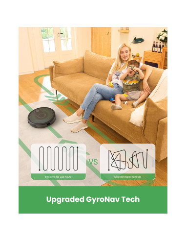 Aspiradora Robot Vexilar T8 2 en 1 con Trapeador 3000Pa