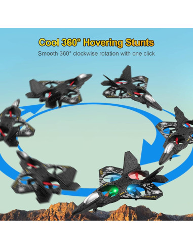 Avión RC Beffkkip L0712 Control Remoto 35.3cm para Niños