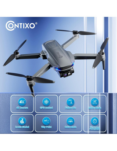 Dron Contixo F28 Premium 4K con Gimbal y 23 Min de Vuelo