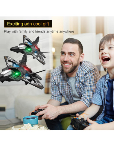 Avión RC Beffkkip L0712 Control Remoto 35.3cm para Niños