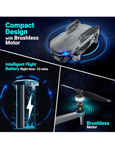 Dron Contixo F28 Premium 4K con Gimbal y 23 Min de Vuelo