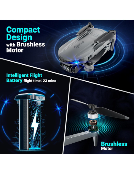 Dron Contixo F28 Premium 4K con Gimbal y 23 Min de Vuelo