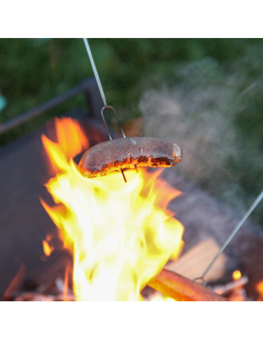 MalloMe Palos para S'mores 5FORKSET 81 cm Acero Inoxidable