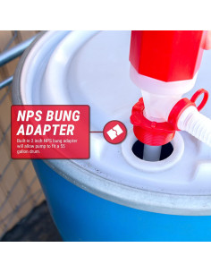 Bomba de Drum Manual TERA PUMP 55 Galones BPA Libre 2