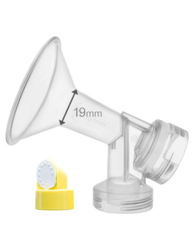 Escudo de Pecho Maymom 19 mm Compatible con Extractores Medela