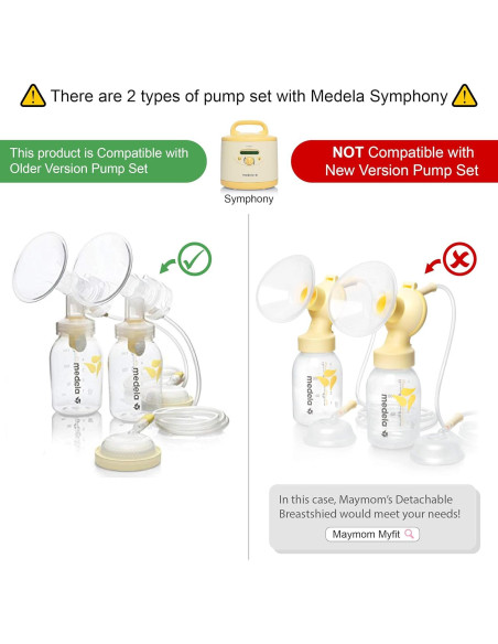 Escudo de Pecho Maymom 19 mm Compatible con Extractores Medela