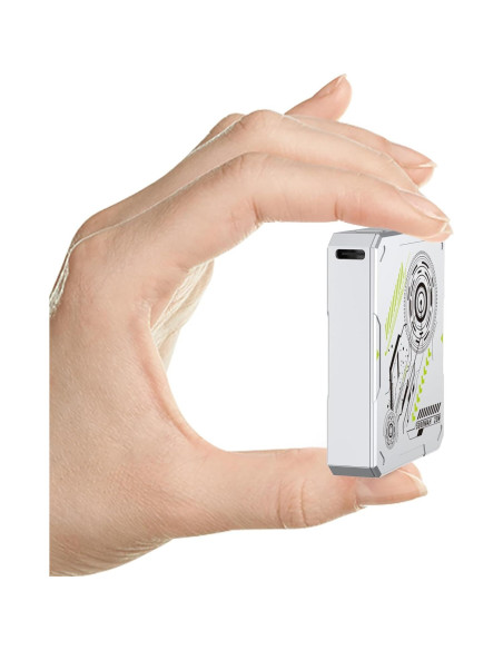 Cargador Portátil Inalámbrico MOXNICE 5000mAh 15W USB-C Plata