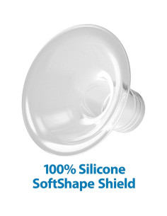 Escudos de Silicona Dr. Brown Tamaño B (25 mm) 2 Unidades 2