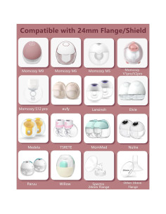 10 Piezas Inserto de Brida Silicona 13-21mm para Extractores 2