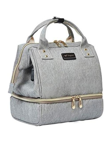 Bolsa para extractor de leche Gogoso gris, 25x24x17 cm