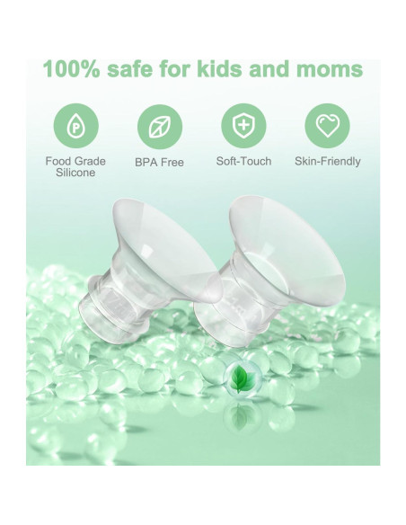 Insertos de Flange 19mm para Extractor de Leche Gowing - 2pcs