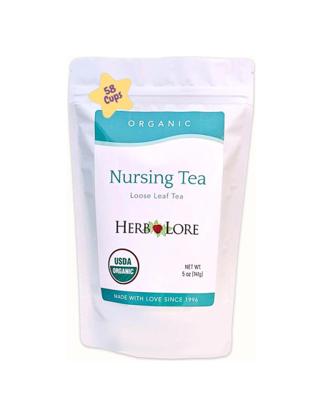 Té de Lactancia Orgánico Herb Lore - 58 Porciones - Sin Cafeína