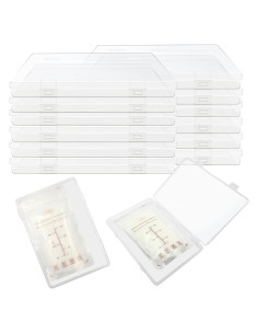 Organizador de Almacenamiento de Leche Materna 12 Pcs Transparente