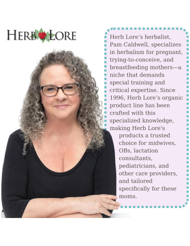 Té de Lactancia Orgánico Herb Lore - 58 Porciones - Sin Cafeína