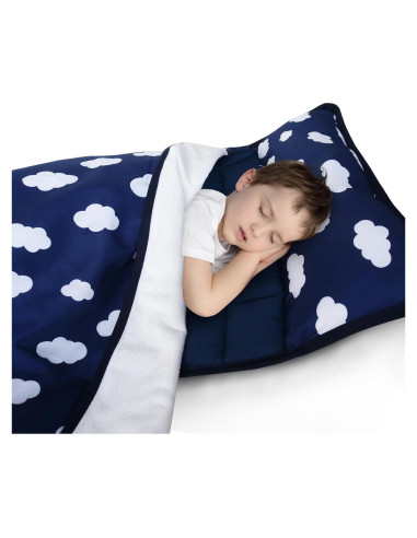 Colchoneta para Siesta Niños Biloban 127x53 cm Suave y Ligera