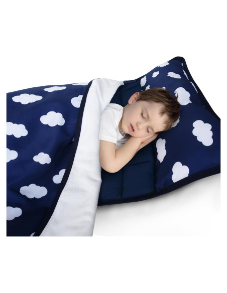 Colchoneta para Siesta Niños Biloban 127x53 cm Suave y Ligera