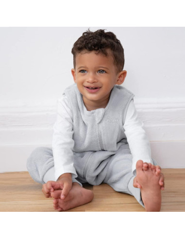 Saco de Dormir HALO Sleepsack Franela Luxe 12-24M Gris TOG 2.0