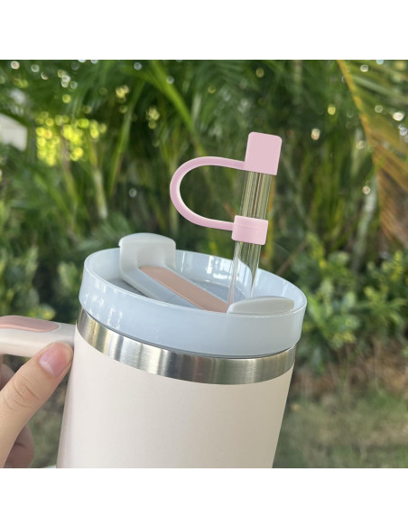 Cubiertas de Silicona Velaco para Pajitas 10mm - 5 Piezas