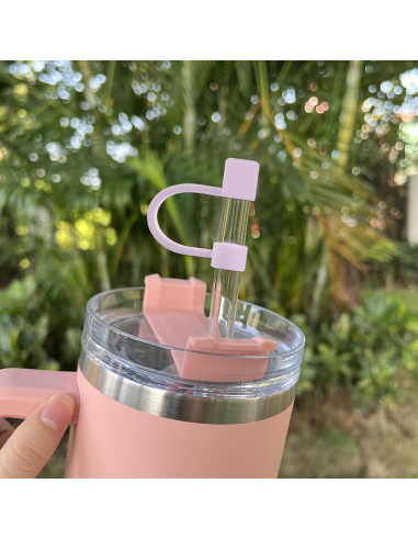 Cubiertas de Silicona Velaco para Pajitas 10mm - 5 Piezas