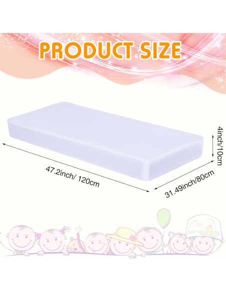 20 Sábanas de Colchoneta de Algodón para Guardería 81x119 cm