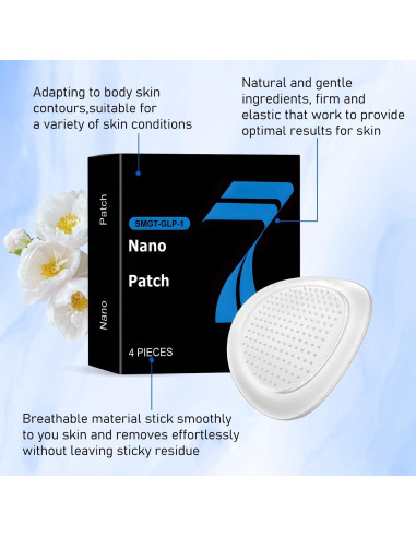 Parche Reafirmante GLP-1 Taakcc con Extracto de Jengibre - 4 Piezas