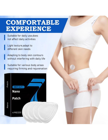 Parche Reafirmante GLP-1 Taakcc con Extracto de Jengibre - 4 Piezas