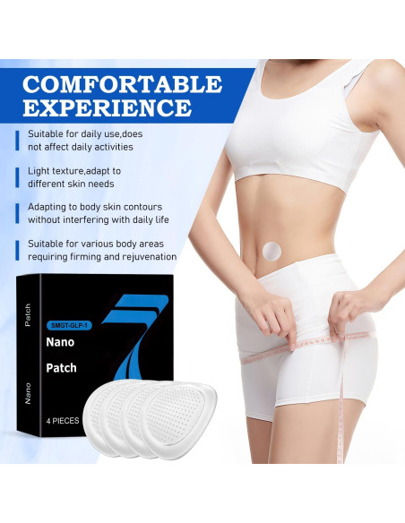 Parche Reafirmante GLP-1 Taakcc con Extracto de Jengibre - 4 Piezas