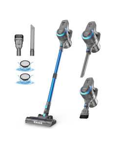 Aspiradora Inalámbrica DEVOAC N300 6 en 1 40min Azul