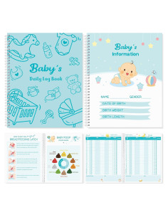 Diario para Bebés Pasimy 21.6x27.9 cm Registro Alimentación