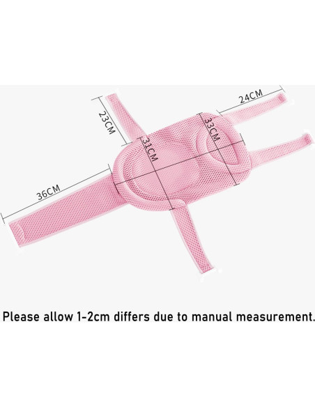 Almohadilla de Baño para Bebé WFIST Rosa Ajustable 0-18 Meses Almohadilla de Baño para Bebé WFIST Rosa Ajustable 0-18 Meses