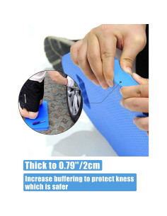 Almohadilla de Rodillas YWSHF 4 PCS Impermeable 40x18 cm Azul 2