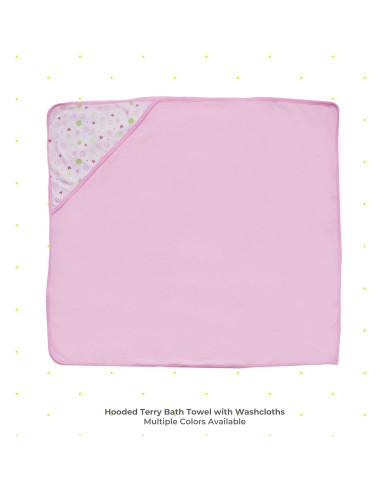 Conjunto de Toallas y Paños de Baño Spasilk Bebé 4 Piezas