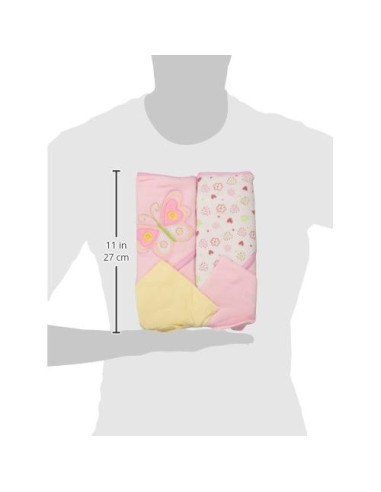 Conjunto de Toallas y Paños de Baño Spasilk Bebé 4 Piezas