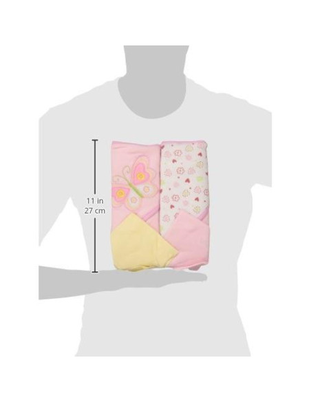 Conjunto de Toallas y Paños de Baño Spasilk Bebé 4 Piezas