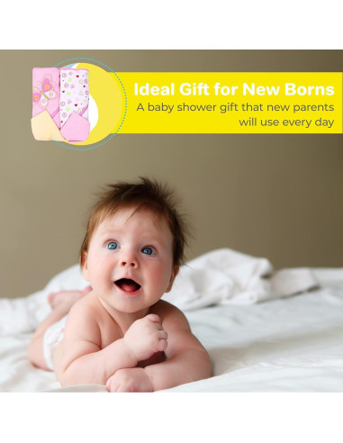 Conjunto de Toallas y Paños de Baño Spasilk Bebé 4 Piezas