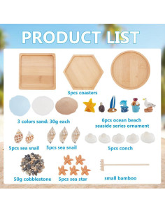 Kit de Jardín Zen WEBEEDY con Arena y Accesorios Decorativos 2