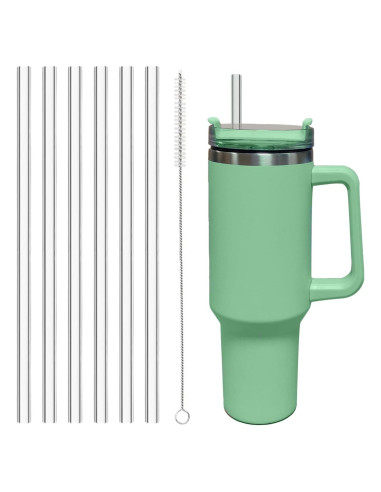 Pajitas Reutilizables Ajedrmy para Taza Stanley 40 oz - 6 Pzas