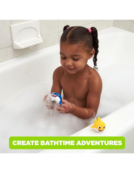 Juguetes de Baño Pinkfong Baby Shark 2 Pack - Baby Shark y Daddy Shark