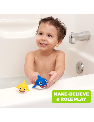Juguetes de Baño Pinkfong Baby Shark 2 Pack - Baby Shark y Daddy Shark