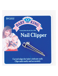 Cortauñas Baby King Acero Inoxidable Compacto 6.35cm