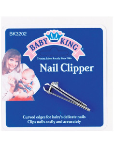 Cortauñas Baby King Acero Inoxidable Compacto 6.35cm 2