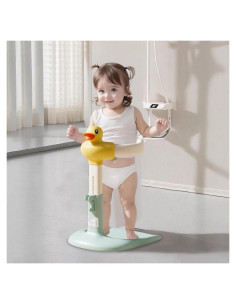 Estante para Baby Shower Makamsui Pato Verde y Amarillo Ajustable