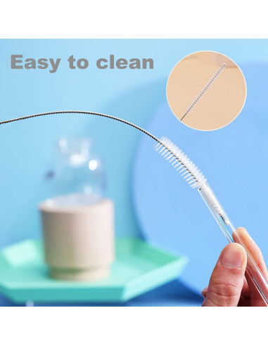 Pajitas Reutilizables Ajedrmy para Taza Stanley 40 oz - 6 Pzas